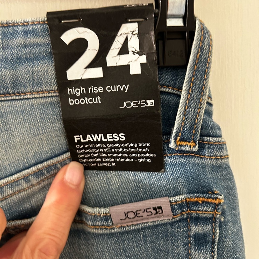 Joe’s Jeans Size 24 High Rise Curvy Bootcut “FLAWLESS”